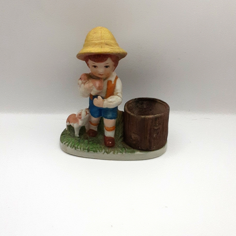Vintage 1979 Verona Vergasi CMA Figurine Candle Holder